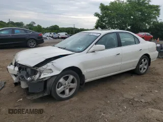 2003 Acura TL Type S with VIN 19UUA56823A091801, listed as a Copart auction lot 54557194 with 183,962 mi miles and Salvage Title. Bid and sale history available at carsss.com. Image 1.