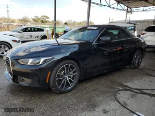 2025 BMW 4 Series 430i with VIN WBA33DB02SCT66047, listed as a Copart auction lot 45286935 with 6,291 mi miles and Clean Title. Bid and sale history available at carsss.com. Image 1.