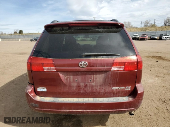 2004 Toyota Sienna XLE with VIN 5TDBA22C94S017858, listed as a Copart auction lot 49989745 with 224,739 mi miles and Clean Title. Bid and sale history available at carsss.com. Image 6.