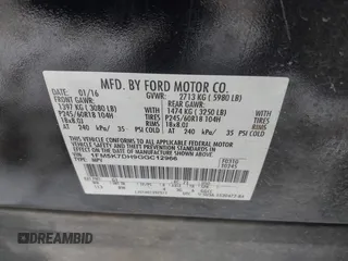 2016 Ford Explorer XLT with VIN 1FM5K7DH9GGC12966, listed as a IAAI auction lot 41348723 with 149,764 mi miles and . Bid and sale history available at DreamBid. Image 9.
