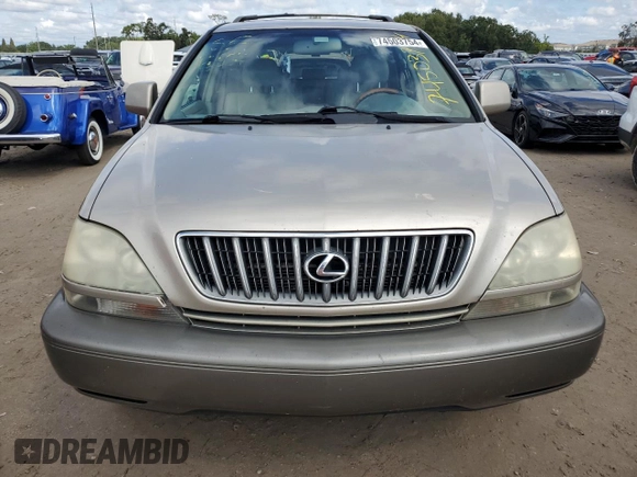 2001 Lexus RX 300 with VIN JTJGF10U210089459, listed as a Copart auction lot 74503754 with 0 mi miles and Non Repairable. Bid and sale history available at carsss.com. Image 5.