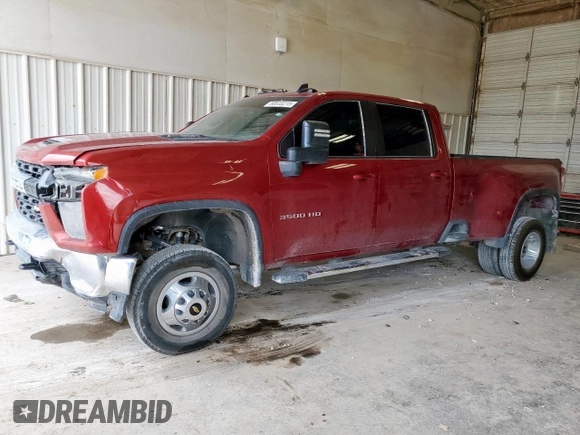 2023 Chevrolet Silverado 3500HD LT with VIN 1GC4YTEY2PF106905, listed as a Copart auction lot 58533215 with 35,091 mi miles and Salvage title. Bid and sale history available at DreamBid. Image 1.
