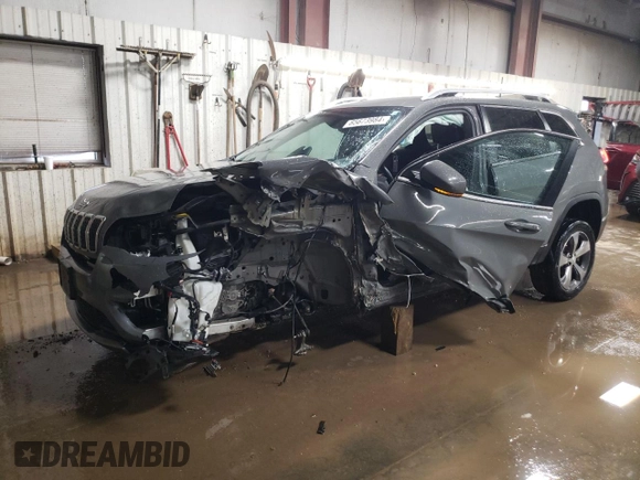2020 Jeep Cherokee Limited with VIN 1C4PJLDBXLD504934, listed as a Copart auction lot 85673984 with 136,273 mi miles and Salvage Title. Bid and sale history available at carsss.com. Image 1.