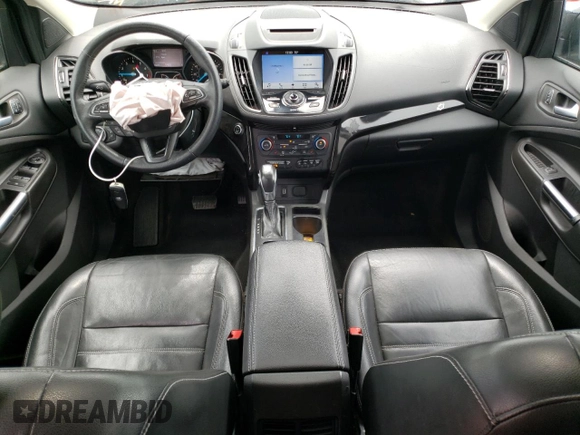 2018 Ford Escape Titanium with VIN 1FMCU9J93JUB80907, listed as a Copart auction lot 55932275 with 102,295 mi miles and Salvage title. Bid and sale history available at DreamBid. Image 8.