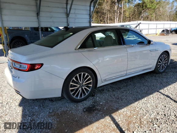 2019 Lincoln Continental Select z VIN 1LN6L9SK2K5602405, wystawiony jako Copart lot #79743744 z przebiegiem 16 676 mil mil oraz Szkoda całkowita • Salvage title. Historia ofert i sprzedaży dostępna na DreamBid. Obrazek 3.