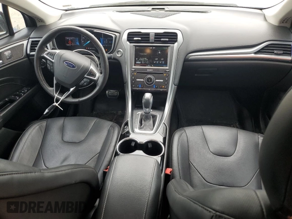 2016 Ford Fusion Titanium with VIN 3FA6P0D90GR232029, listed as a Copart auction lot 57096045 with 90,694 mi miles and Salvage title. Bid and sale history available at DreamBid. Image 8.