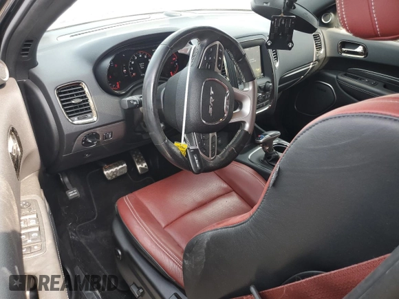 2020 Dodge Durango SRT with VIN 1C4SDJGJ1LC355912, listed as a Copart auction lot 68905324 with 34,295 mi miles and Non Repairable. Bid and sale history available at DreamBid. Image 8.