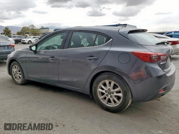 2016 Mazda 3 i Touring with VIN 3MZBM1M71GM329594, listed as a Copart auction lot 62305645 with 92,690 mi miles and Salvage title. Bid and sale history available at DreamBid. Image 2.