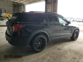 2020 Ford Explorer ST with VIN 1FM5K8GCXLGA41094, listed as a Copart auction lot 46033285 with 47,039 mi miles and Salvage Title. Bid and sale history available at DreamBid. Image 3.