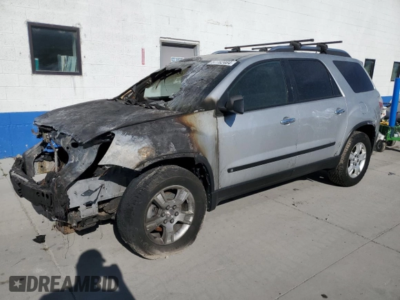 2009 GMC Acadia SLE1 with VIN 1GKEV13DX9J152858, listed as a Copart auction lot 57782464 with Not Provided miles and Salvage Title. Bid and sale history available at carsss.com. Image 1.