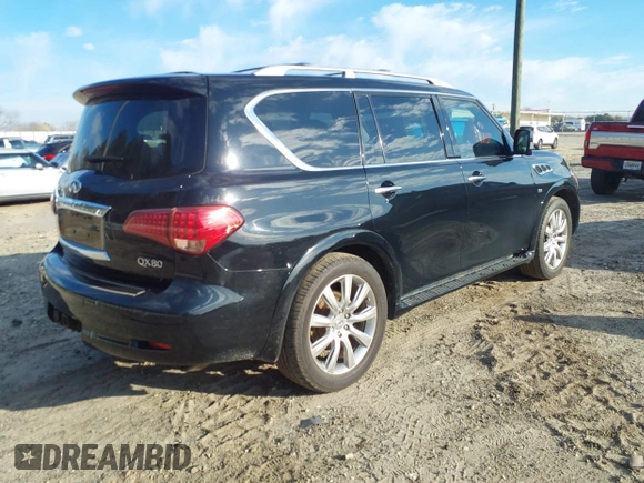 2014 Infiniti QX80 z VIN JN8AZ2NE2E9068625, wystawiony jako IAAI lot #41683659 z przebiegiem 197 152 mil mil oraz . Historia ofert i sprzedaży dostępna na DreamBid. Obrazek 4.
