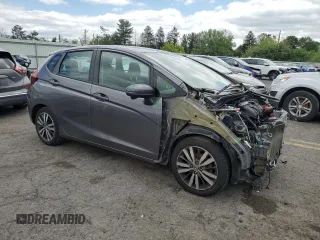 2015 Honda Fit EX-L z VIN 3HGGK5H8XFM776885, wystawiony jako Copart lot #57298225 z przebiegiem Nie podano mil oraz Szkoda całkowita • Salvage title. Historia ofert i sprzedaży dostępna na DreamBid. Obrazek 4.