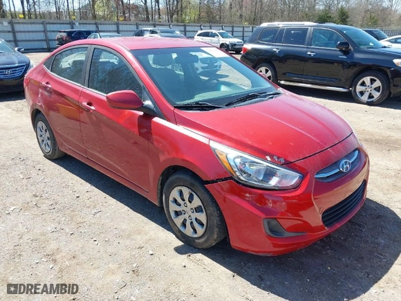 2017 Hyundai Accent SE with VIN KMHCT4AE4HU376089, listed as a IAAI auction lot 41856665 with 127,910 mi miles. Bid and sale history available at carsss.com. Image 1.