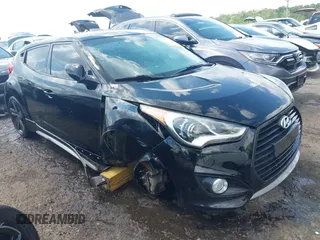 2013 Hyundai Veloster Turbo with VIN KMHTC6AE5DU143733, listed as a IAAI auction lot 42116317 with 116,155 mi miles and . Bid and sale history available at DreamBid. Image 6.