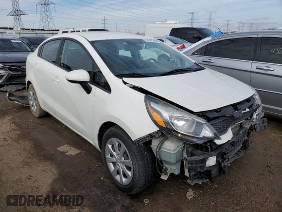 2017 Kia Rio LX z VIN KNADM4A39H6086372, wystawiony jako Copart lot #43648205 z przebiegiem 138 381 mil mil oraz Szkody całkowita. Historia ofert i sprzedaży dostępna na DreamBid. Obrazek 4.