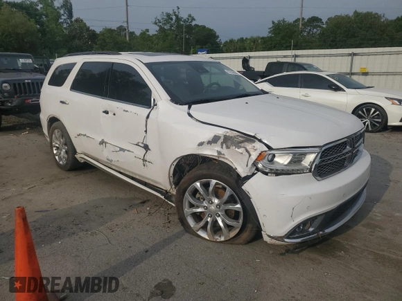 2018 Dodge Durango Citadel z VIN 1C4RDHEG0JC290322, wystawiony jako Copart lot #57356605 z przebiegiem 177 178 mil mil oraz Szkoda całkowita • Salvage title. Historia ofert i sprzedaży dostępna na DreamBid. Obrazek 4.