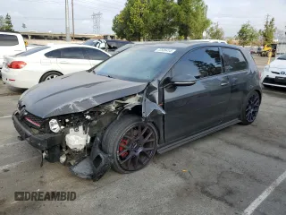 2016 Volkswagen Golf GTI S with VIN 3VWYT7AU1GM034540, listed as a Copart auction lot 72535414 with 103,288 mi miles and Salvage Title. Bid and sale history available at carsss.com. Image 1.