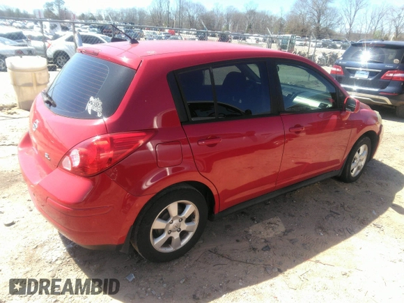 2008 Nissan Versa 1.8 S with VIN 3N1BC13EX8L402249, listed as a IAAI auction lot 41823119 with 203,711 mi miles. Bid and sale history available at carsss.com. Image 4.
