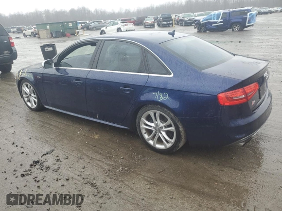 2013 Audi S4 Premium Plus with VIN WAUBGAFL3DA183869, listed as a Copart auction lot 52147415 with 104,873 mi miles and Salvage Title. Bid and sale history available at carsss.com. Image 2.
