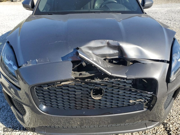 2020 Jaguar E-PACE Checkered Flag Edition with VIN SADF12FX6L1Z87584, listed as a Copart auction lot 77230694 with 78,351 mi miles and Salvage Title. Bid and sale history available at carsss.com. Image 12.