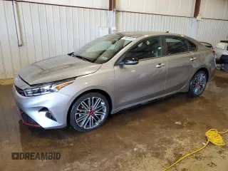 2022 Kia Forte GT with VIN 3KPF44AC7NE474024, listed as a Copart auction lot 49616895 with 53,565 mi miles and Salvage Title. Bid and sale history available at carsss.com. Image 1.