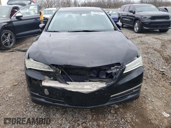 2015 Acura TLX with VIN 19UUB1F3XFA007514, listed as a Copart auction lot 47815015 with 187,197 mi miles and Salvage Title. Bid and sale history available at carsss.com. Image 5.