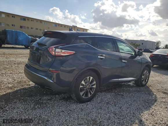 2016 Nissan Murano S with VIN 5N1AZ2MGXGN163289, listed as a Copart auction lot 46067385 with 158,593 mi miles and Salvage Title. Bid and sale history available at carsss.com. Image 3.