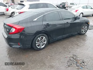 2016 Honda Civic Sedan LX with VIN 19XFC2F57GE009148, listed as a IAAI auction lot 41460292 with 113,539 mi miles. Bid and sale history available at carsss.com. Image 4.
