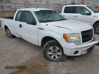 2013 Ford F-150 XL with VIN 1FTFX1CF7DKD41157, listed as a IAAI auction lot 42524583 with 254,367 mi miles and . Bid and sale history available at DreamBid. Image 1.