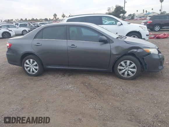 2013 Toyota Corolla L with VIN 5YFBU4EE0DP198647, listed as a IAAI auction lot 41019337 with 155,749 mi miles and . Bid and sale history available at DreamBid. Image 13.