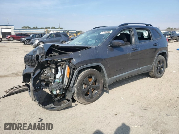 2016 Jeep Cherokee Altitude with VIN 1C4PJLCS1GW222595, listed as a Copart auction lot 43760325 with 190,316 mi miles and Salvage Title. Bid and sale history available at carsss.com. Image 1.