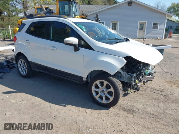 2018 Ford EcoSport SE with VIN MAJ3P1TE0JC222498, listed as a IAAI auction lot 42081287 with 111,414 mi miles. Bid and sale history available at carsss.com. Image 1.