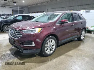 2022 Ford Edge Titanium with VIN 2FMPK4K99NBA68472, listed as a Copart auction lot 87975845 with 41,177 mi miles and Salvage Title. Bid and sale history available at carsss.com. Image 1.