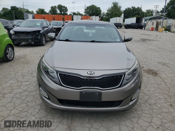 2015 Kia Optima EX with VIN 5XXGN4A75FG455808, listed as a Copart auction lot 60848114 with 130,643 mi miles and Salvage Title. Bid and sale history available at carsss.com. Image 5.