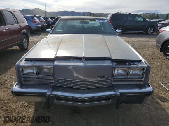 1982 Oldsmobile Toronado with VIN 1G3AZ57Y5CE325589, listed as a Copart auction lot 47707135 with 99,044 mi miles and Clean Title. Bid and sale history available at DreamBid. Image 5.