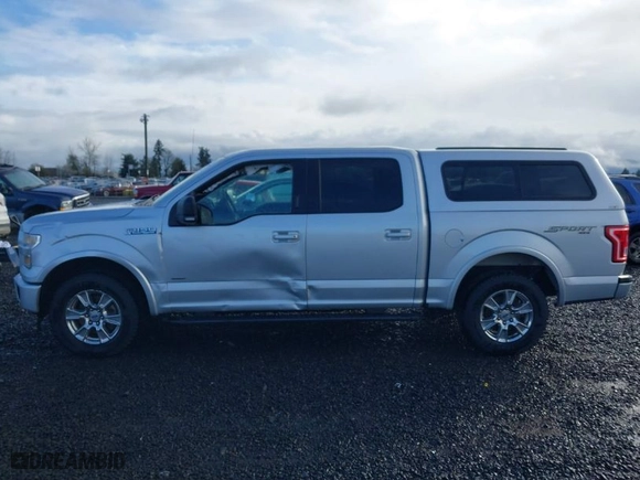 2017 Ford F-150 XL with VIN 1FTEW1EP7HKD90255, listed as a IAAI auction lot 41761359 with 156,423 mi miles. Bid and sale history available at carsss.com. Image 14.