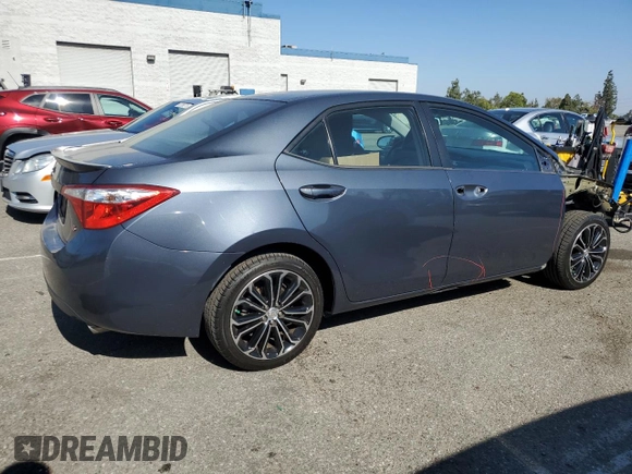 2016 Toyota Corolla L with VIN 5YFBURHE4GP404341, listed as a Copart auction lot 63867175 with 65,046 mi miles and Salvage title. Bid and sale history available at DreamBid. Image 3.