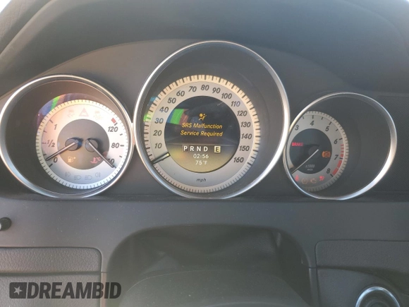 2012 Mercedes-Benz C 300 Sport with VIN WDDGF8BB0CR199261, listed as a Copart auction lot 46902915 with 105,329 mi miles and Salvage title. Bid and sale history available at DreamBid. Image 9.