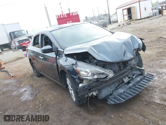 2016 Nissan Sentra S with VIN 3N1AB7AP7GY232147, listed as a IAAI auction lot 41720472 with 169,634 mi miles. Bid and sale history available at carsss.com. Image 1.