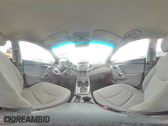 2016 Hyundai Elantra SE with VIN 5NPDH4AE7GH703619, listed as a Copart auction lot 53146755 with Not provided miles and Salvage title. Bid and sale history available at DreamBid. Image 14.