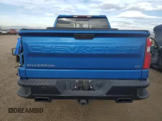 2022 Chevrolet Silverado 1500 LT Trail Boss with VIN 3GCUDFED3NG547626, listed as a Copart auction lot 51004645 with 51,555 mi miles and Salvage Title. Bid and sale history available at DreamBid. Image 6.