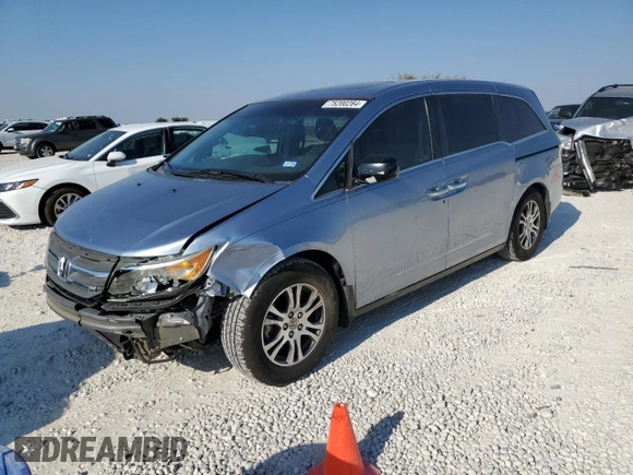 2011 Honda Odyssey EX-L with VIN 5FNRL5H63BB098207, listed as a Copart auction lot 75200284 with 191,504 mi miles and Salvage Title. Bid and sale history available at DreamBid. Image 1.