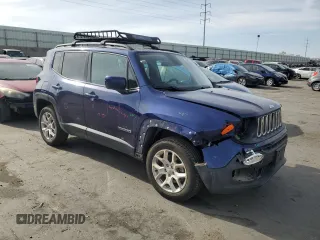 2017 Jeep Renegade Altitude with VIN ZACCJBBB9HPE52085, listed as a Copart auction lot 58781195 with 139,524 mi miles and Salvage title. Bid and sale history available at DreamBid. Image 4.