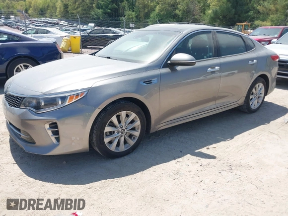 2017 Kia Optima EX with VIN 5XXGU4L38HG142560, listed as a IAAI auction lot 42167391 with 61,015 mi miles and . Bid and sale history available at DreamBid. Image 20.