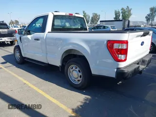 2023 Ford F-150 XL with VIN 1FTMF1CBXPKE40924, listed as a IAAI auction lot 42115874 with 15,411 mi miles and . Bid and sale history available at carsss.com. Image 3.