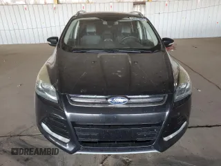 2015 Ford Escape Titanium with VIN 1FMCU0J91FUA17918, listed as a Copart auction lot 64525025 with 130,095 mi miles and Salvage title. Bid and sale history available at DreamBid. Image 5.