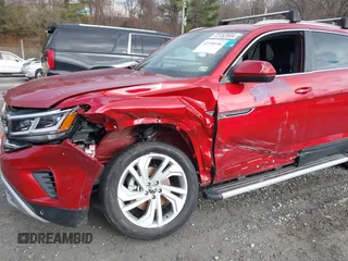 2021 Volkswagen Atlas SEL with VIN 1V2BE2CA7MC209782, listed as a IAAI auction lot 41148446 with 38,099 mi miles and . Bid and sale history available at DreamBid. Image 6.