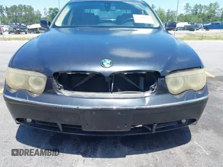 2005 BMW 7 Series 745Li with VIN WBAGN63545DS59212, listed as a IAAI auction lot 42510606 with 124,395 mi miles and . Bid and sale history available at DreamBid. Image 6.