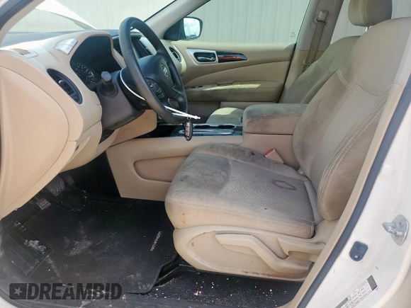 2017 Nissan Pathfinder S with VIN 5N1DR2MN2HC601473, listed as a Copart auction lot 61259475 with 175,483 mi miles and Salvage title. Bid and sale history available at DreamBid. Image 7.
