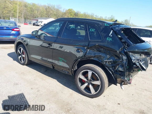 2024 Audi Q5 S line Prestige with VIN WA1FAAFY5R2134976, listed as a IAAI auction lot 42058820 with 3,773 mi miles and . Bid and sale history available at DreamBid. Image 3.